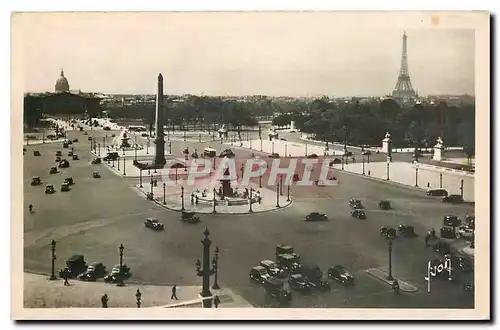 Cartes postales Paris en flanant Place de la Concorde