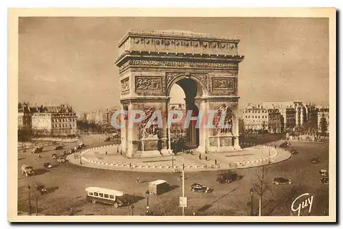 Cartes postales Paris et ses Merveilles Place et Arc de Triomphe de l'Etoile