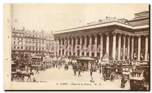 Cartes postales Paris Place de la Bourse