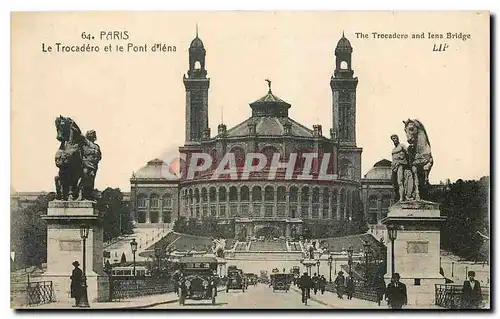 Ansichtskarte AK Paris Le Trocadero et le Pont d'Iena