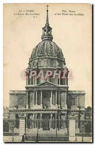 Cartes postales Paris Le Dome des Invalides