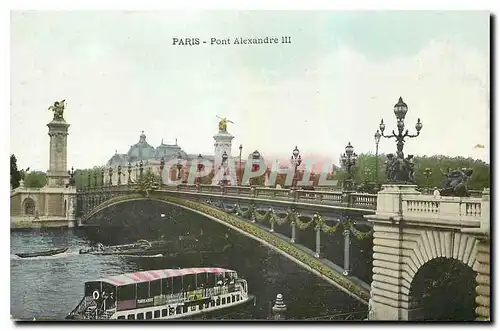 Cartes postales Paris Pont Alexandre III