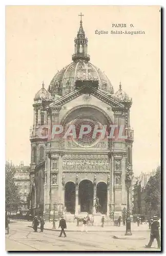 Cartes postales Paris Eglise Saint Augustin