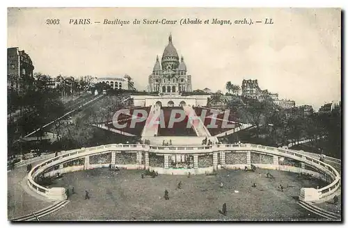 Cartes postales Paris Basilique du Sacre Coeur