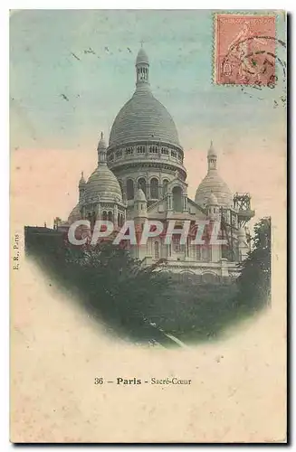 Cartes postales Paris Sacre Coeur