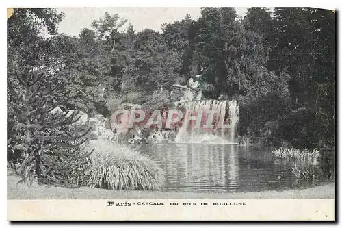 Cartes postales Paris Cascade du Bois de Boulogne