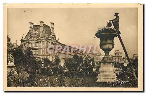 Ansichtskarte AK Paris Pittoresque Le Pavillon de Marsan au Jardin des Tuileries