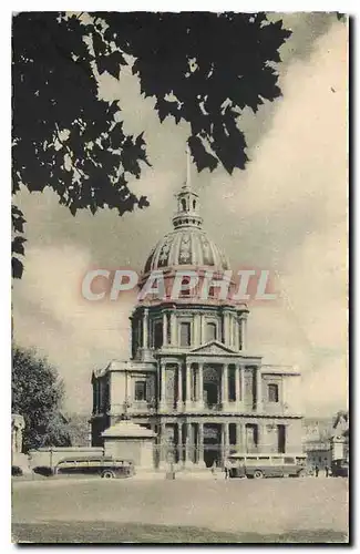 Cartes postales Paris le Dome des Invalides et la Statue du Marechal Gallieni