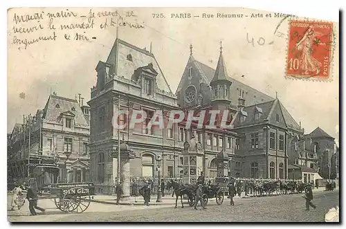 Cartes postales Paris Rue Reaumur Arts et Metiers