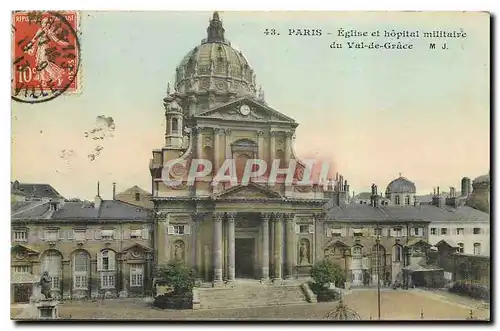 Cartes postales Paris Eglise et hopital militaire du Val de Grace