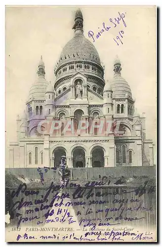 Cartes postales Paris Montmartre La Basilique du Sacre Coeur