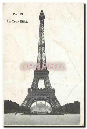 Cartes postales Paris La Tour Eiffel