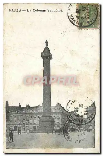 Cartes postales Paris La Colonne Vendome