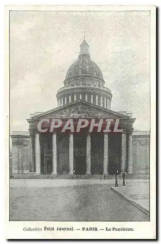 Cartes postales Collection Petit Journal Paris Le Pantheon