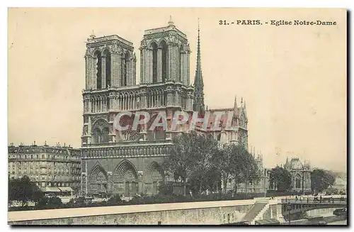 Cartes postales Paris Eglise Notre Dame