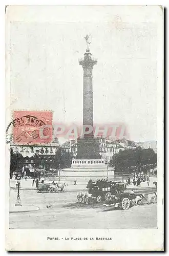 Cartes postales Paris La Place de la Bastille