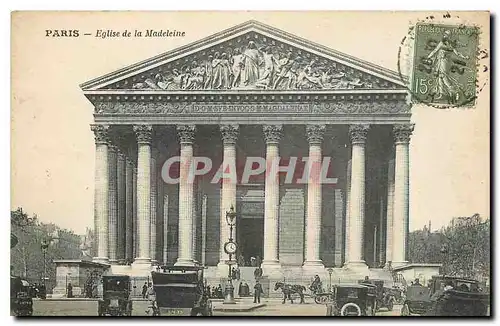 Cartes postales Paris Eglise de la Madeleine