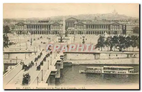 Cartes postales Paris Panorama vers la Place de la Concorde