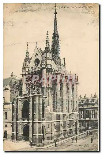 Cartes postales Paris La Sainte Chapelle