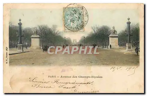 Cartes postales Paris Avenue des Champs Elysees