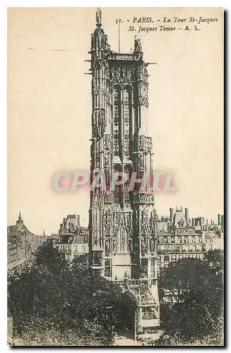 Cartes postales Paris La Tour St Jacques