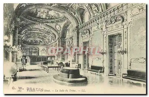 Cartes postales Paris Le Senat La Salle du Trone