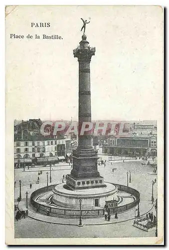 Cartes postales Paris Place de la Bastille