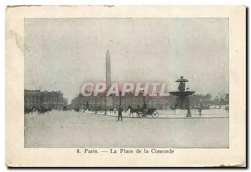 Cartes postales Paris La Place de la Concorde