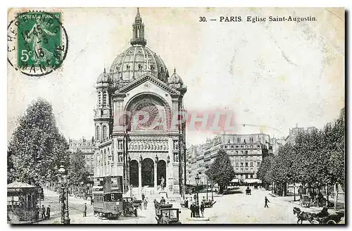 Ansichtskarte AK Paris Eglise Saint Augustin Autobus Imperiale