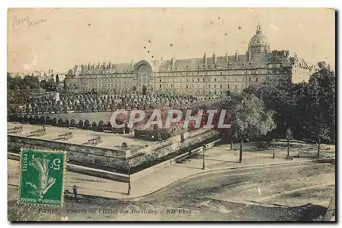 Cartes postales Paris Facade de l'Hotel des Invalides