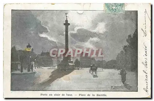 Cartes postales Paris Place de la Bastille