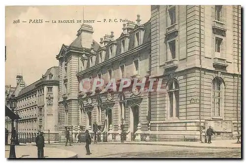 Cartes postales Paris La Faculte de Droit