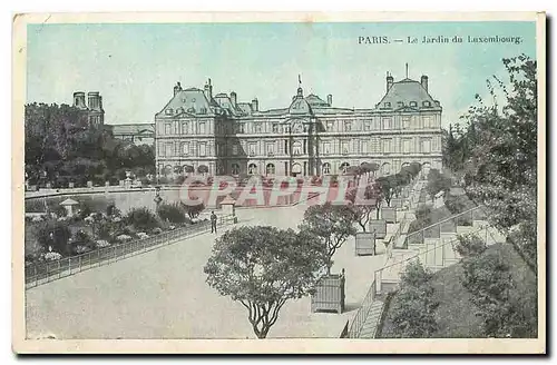 Cartes postales Paris Le Jardin du Luxemborg