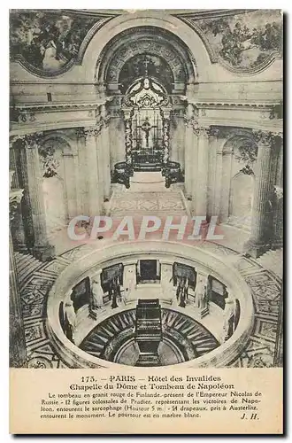 Cartes postales Paris Hotel des Invalides Chapelle du Dome et Tombeau de Napoleon