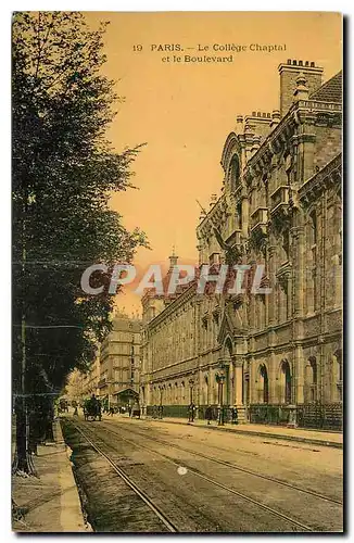 Cartes postales Paris le College Chapital et le Boulevard