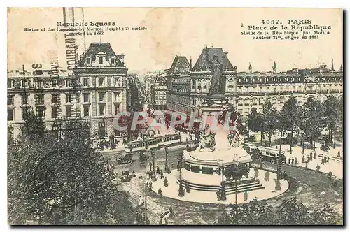 Cartes postales Paris Place de la Repulique