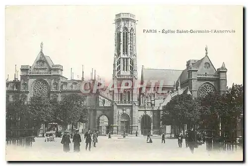 Cartes postales Paris Eglise Saint Germain l'Auxerrois