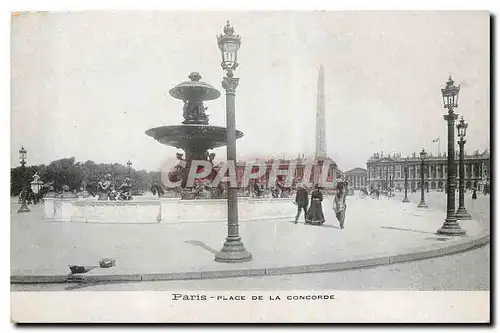 Cartes postales Paris Place de la Concorde