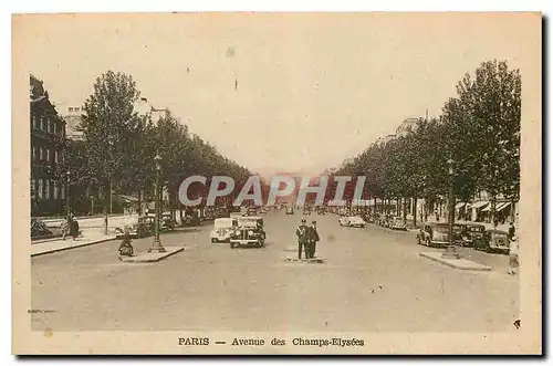 Cartes postales Paris Avenue des Champs Elysees