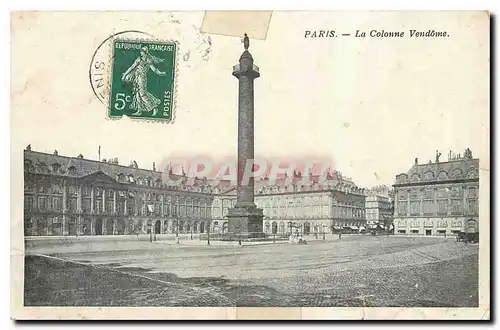 Cartes postales Paris La Colonne Vendome