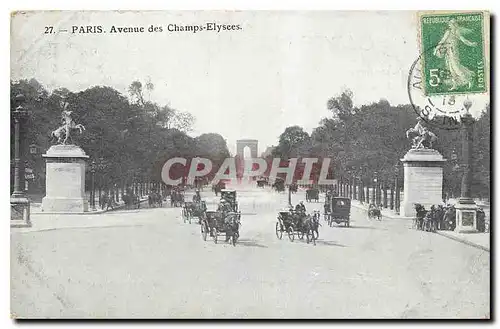 Cartes postales Paris Avenue des Champs Elysees