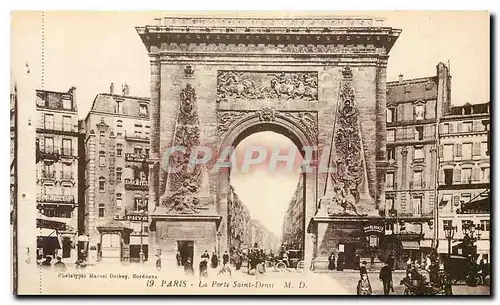 Cartes postales Paris La Porte Saint Denis