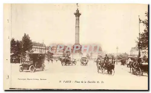 Cartes postales Paris Place de la Bastille