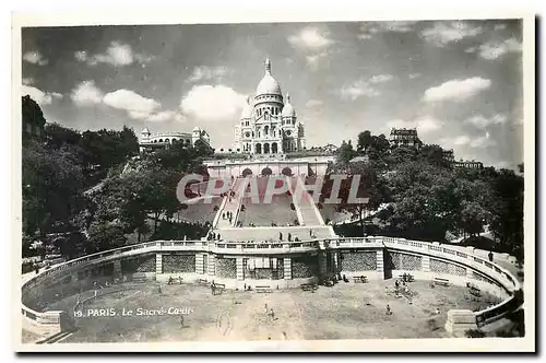 Cartes postales Paris Le Sacre Coeur