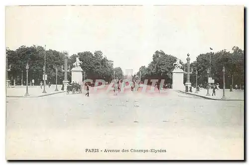 Cartes postales Paris Avenue des Champs Elysees