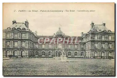 Cartes postales Paris Le Senat Palais du Luxembourg