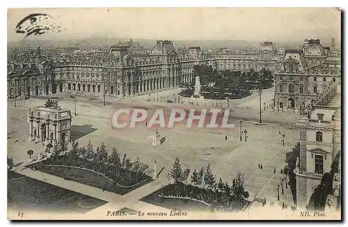 Ansichtskarte AK Paris Le nouveau Louvre