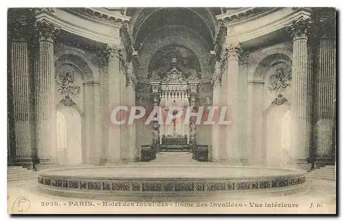 Cartes postales Paris Hotel des Invalides Vue Interieure