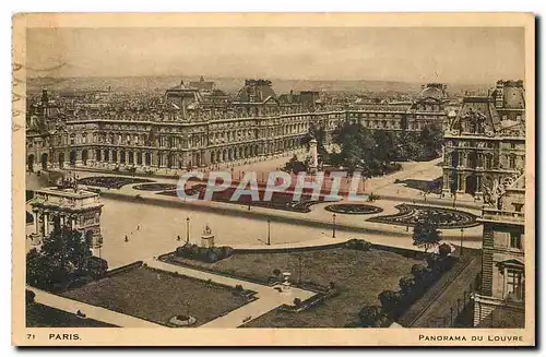 Cartes postales Paris Panorama du Louvre