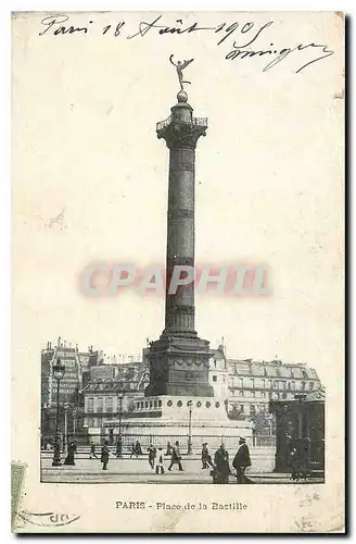 Cartes postales Paris Place de la Bastille